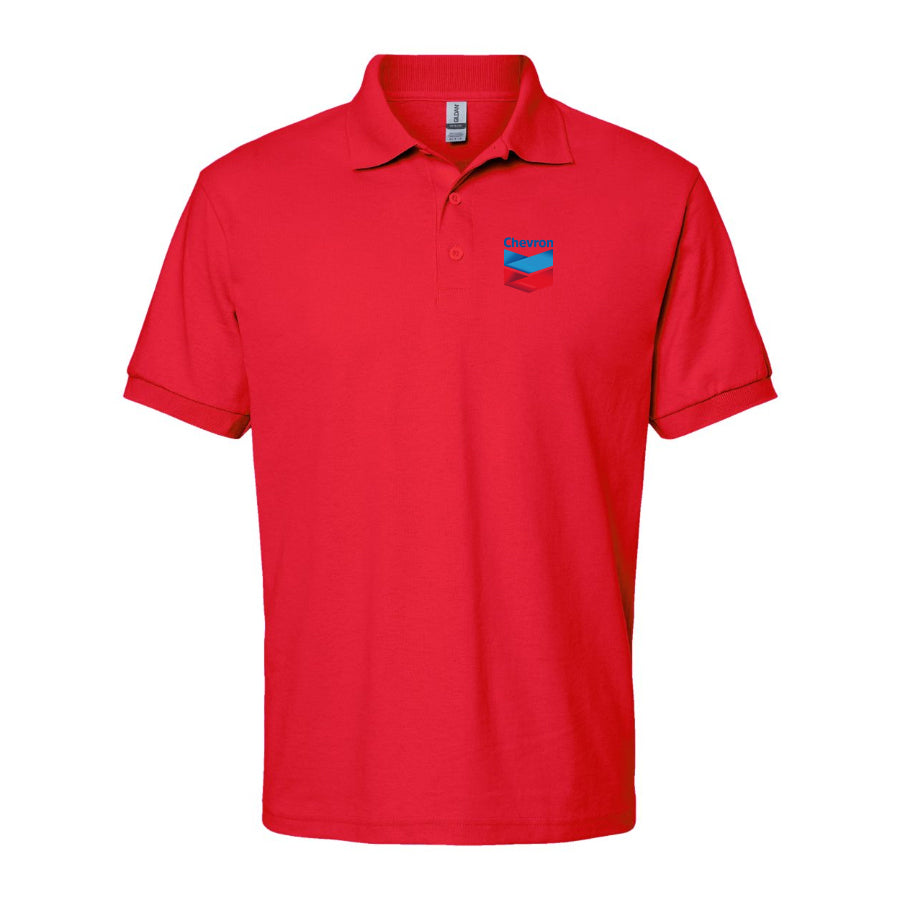 Men's Chevron Gas Station Dry Blend Polo