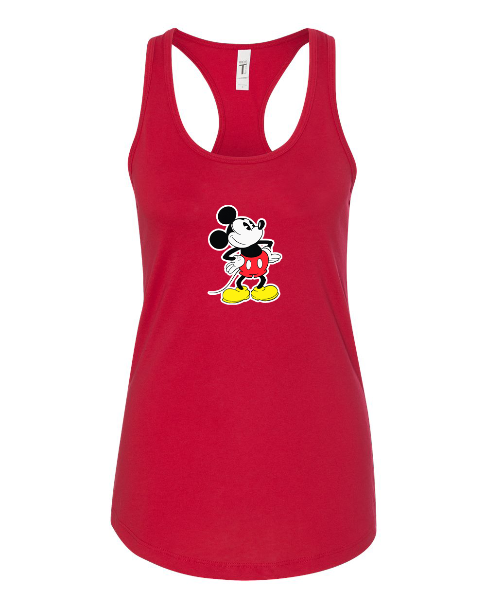 Women's Mickey Mouse Cartoon Racerback Tank Top