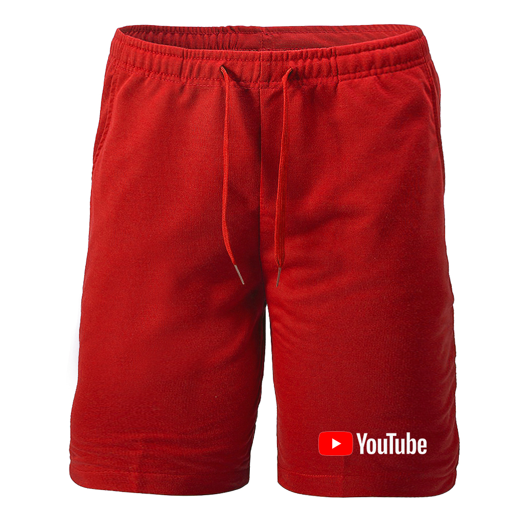 Men's YouTube Social Video Steaming Athletic Fleece Shorts