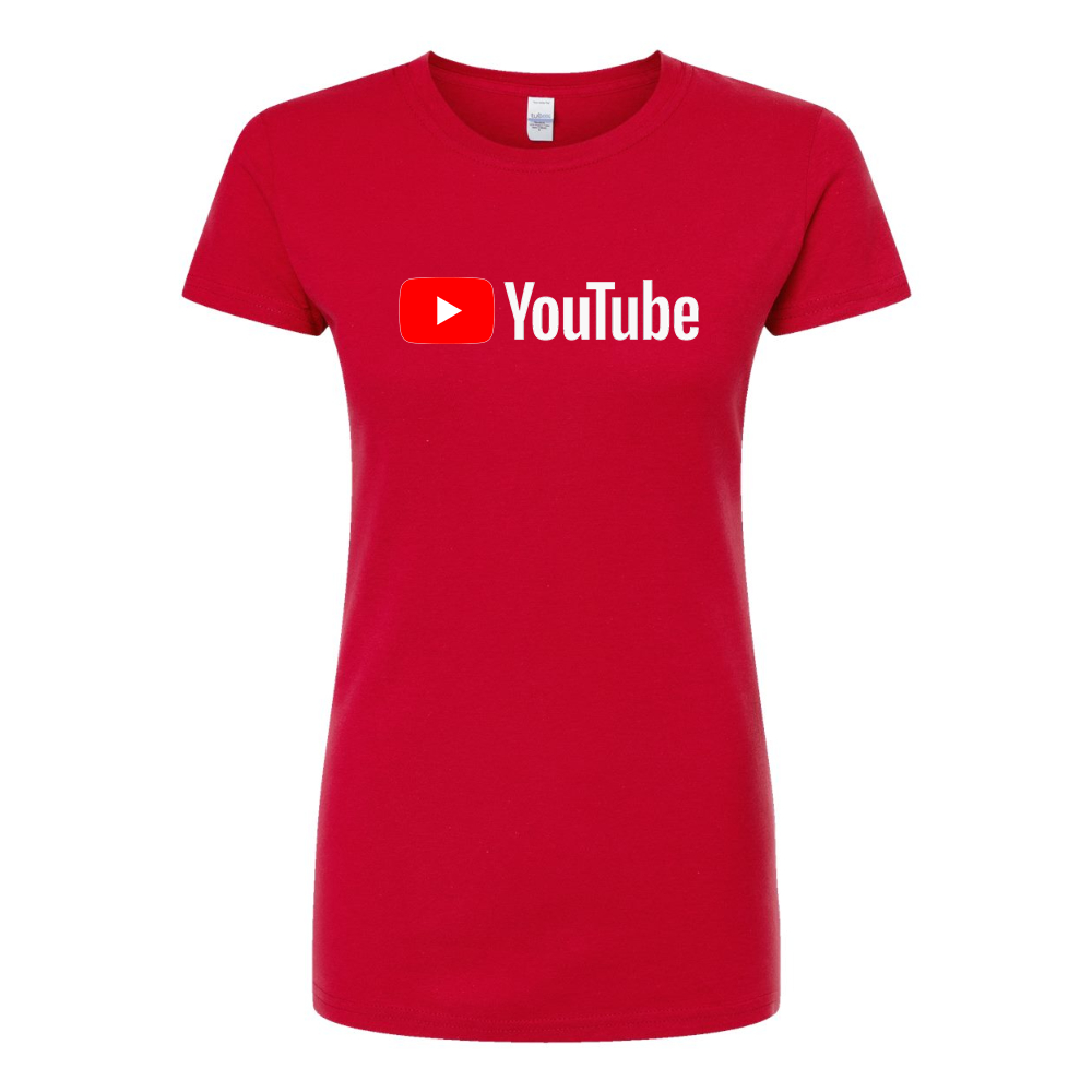Women's YouTube Social Video Steaming Round Neck T-Shirt