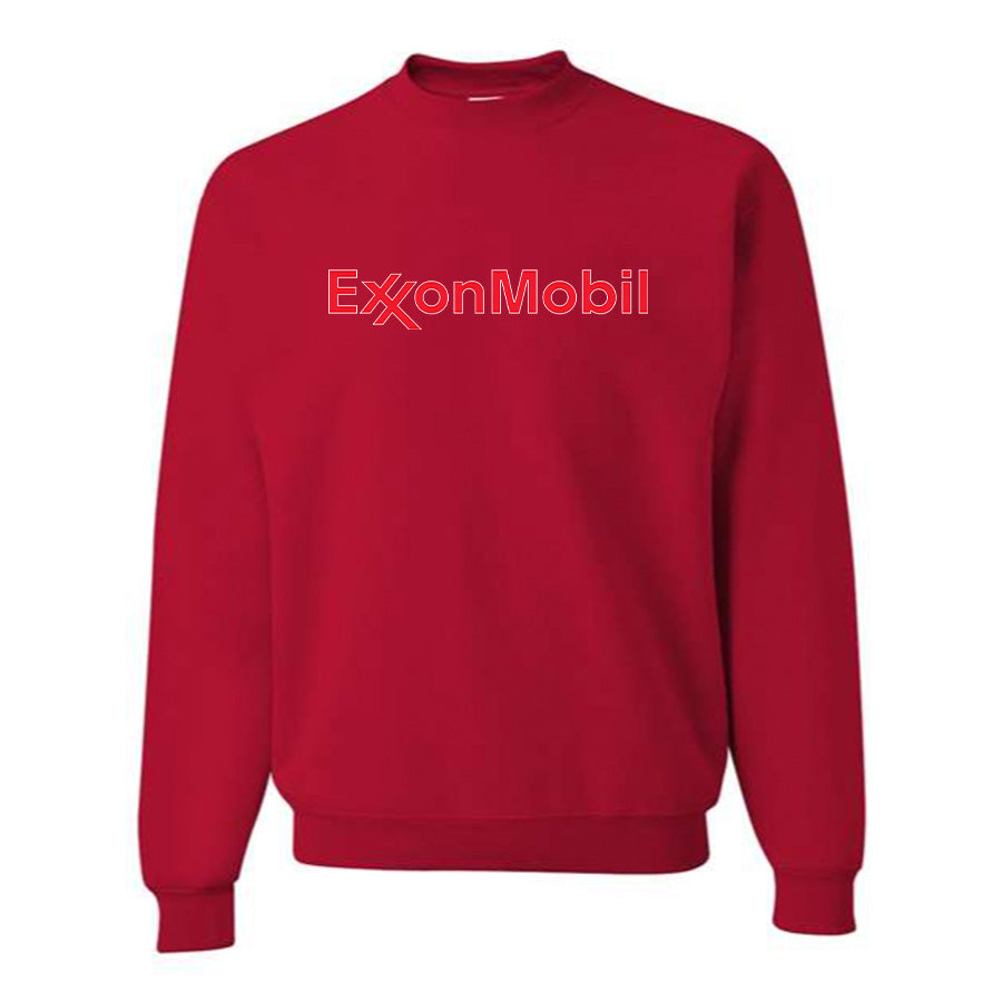 Men's Exxon Mobil Gas Station Crewneck Sweatshirt