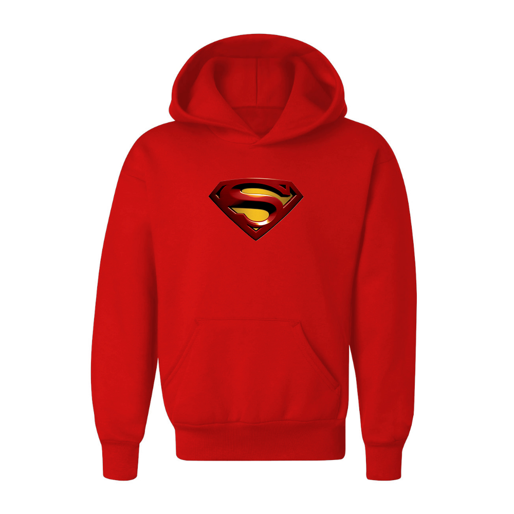 Youth Kids Superman Superhero Pullover Hoodie