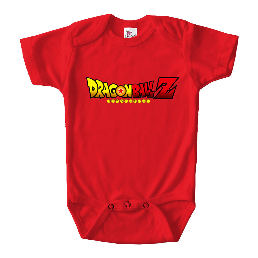 Dragon Ball Z Cartoon Title Baby Romper Onesie