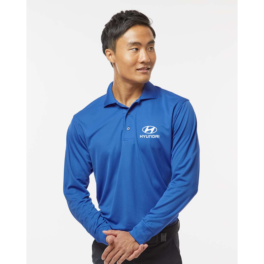 Men's Hyundai Car - Paragon - Prescott Long Sleeve Polo - 110