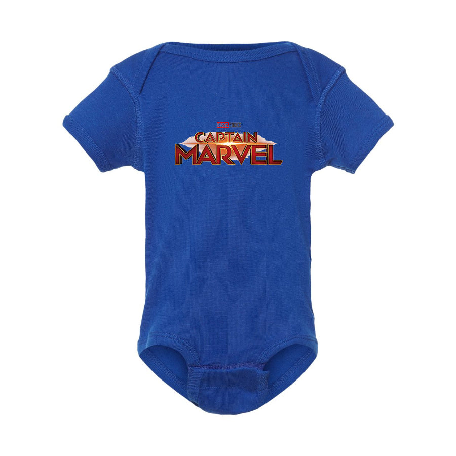 Captain Marvel Superhero Baby Romper Onesie