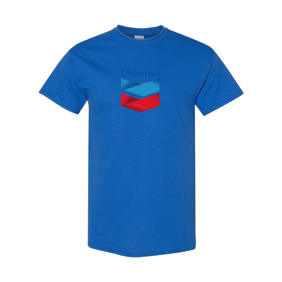 Men's Chevron Gas Station Cotton T-Shirt
