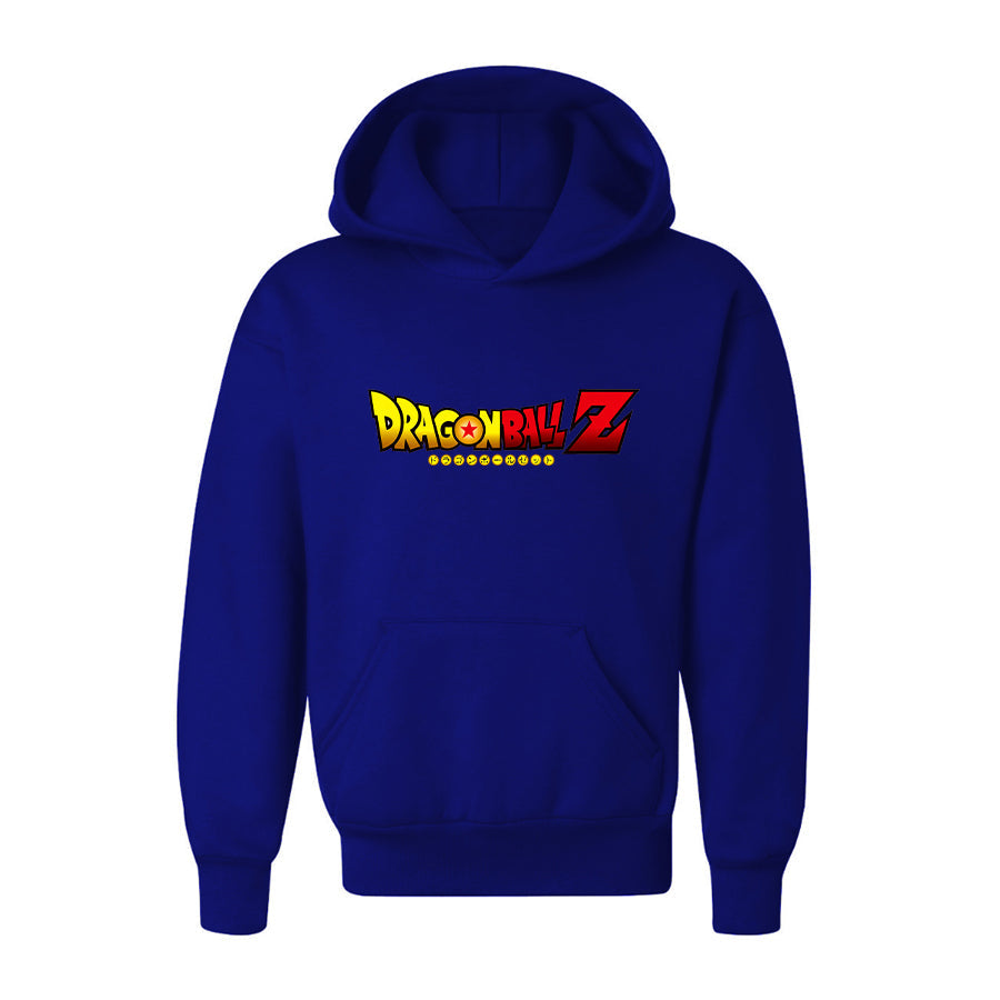 Youth Kids Dragon Ball Z Cartoon Title Pullover Hoodie
