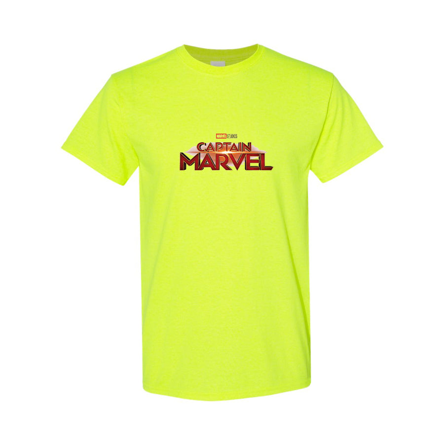 Youth Kids Captain Marvel Superhero Cotton T-Shirt