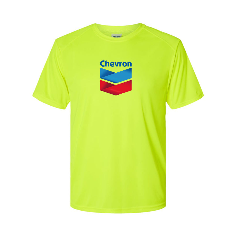 Men's Chevron Gas Station Polyester T-Shirt