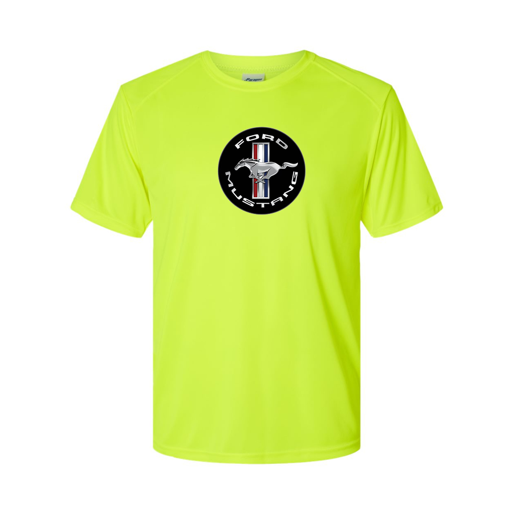Men’s Ford Mustang Motorsport Car Polyester T-Shirt