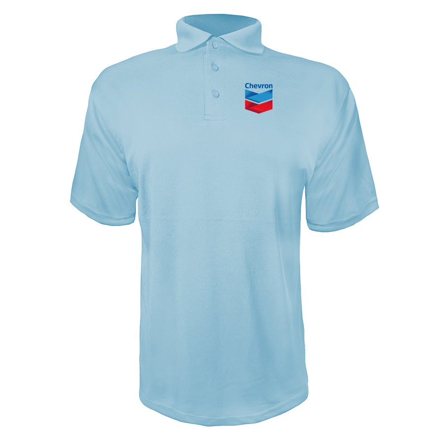 Men's Chevron Gas Station Polyester Polo