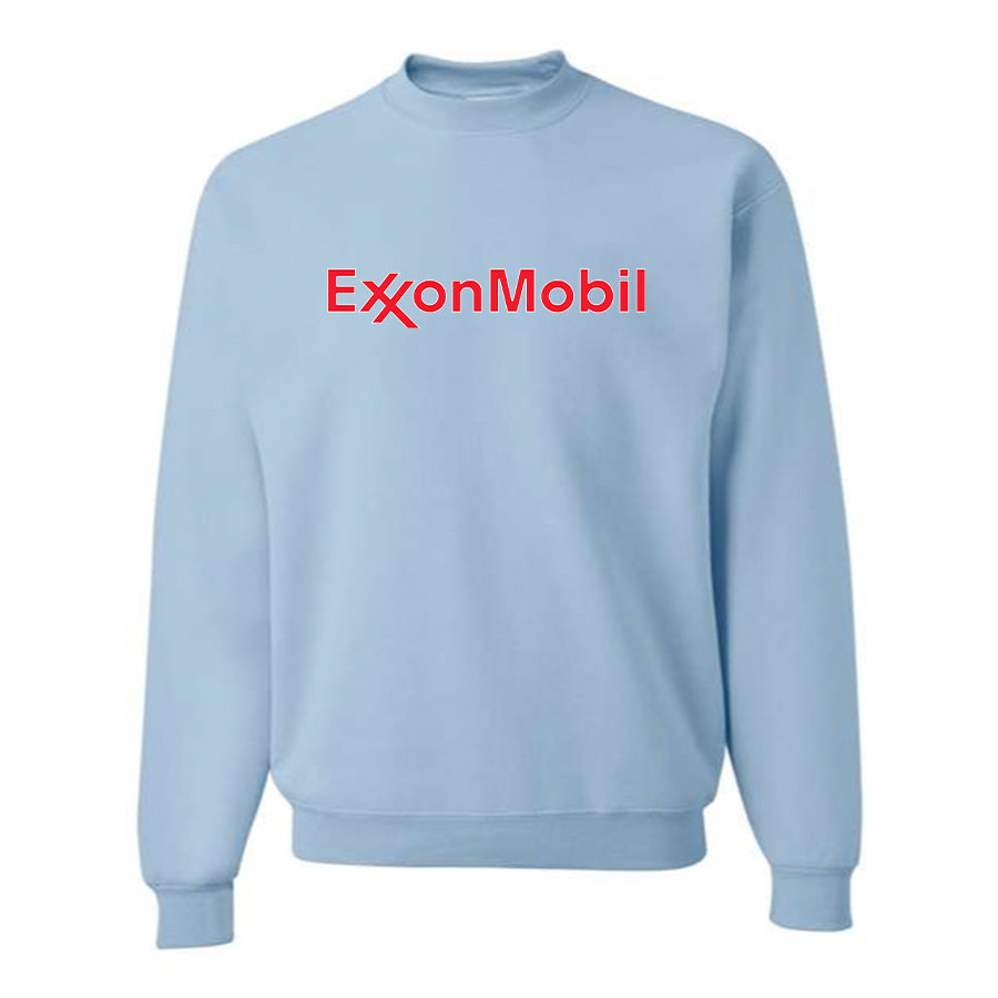 Men's Exxon Mobil Gas Station Crewneck Sweatshirt