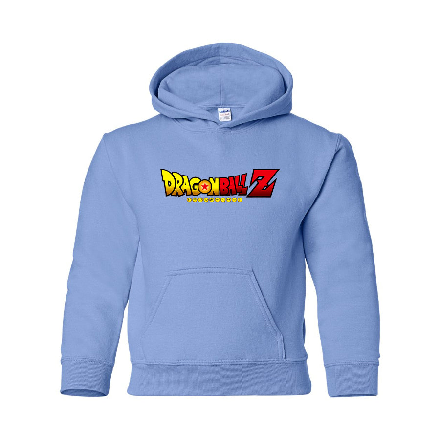 Youth Kids Dragon Ball Z Cartoon Title Pullover Hoodie