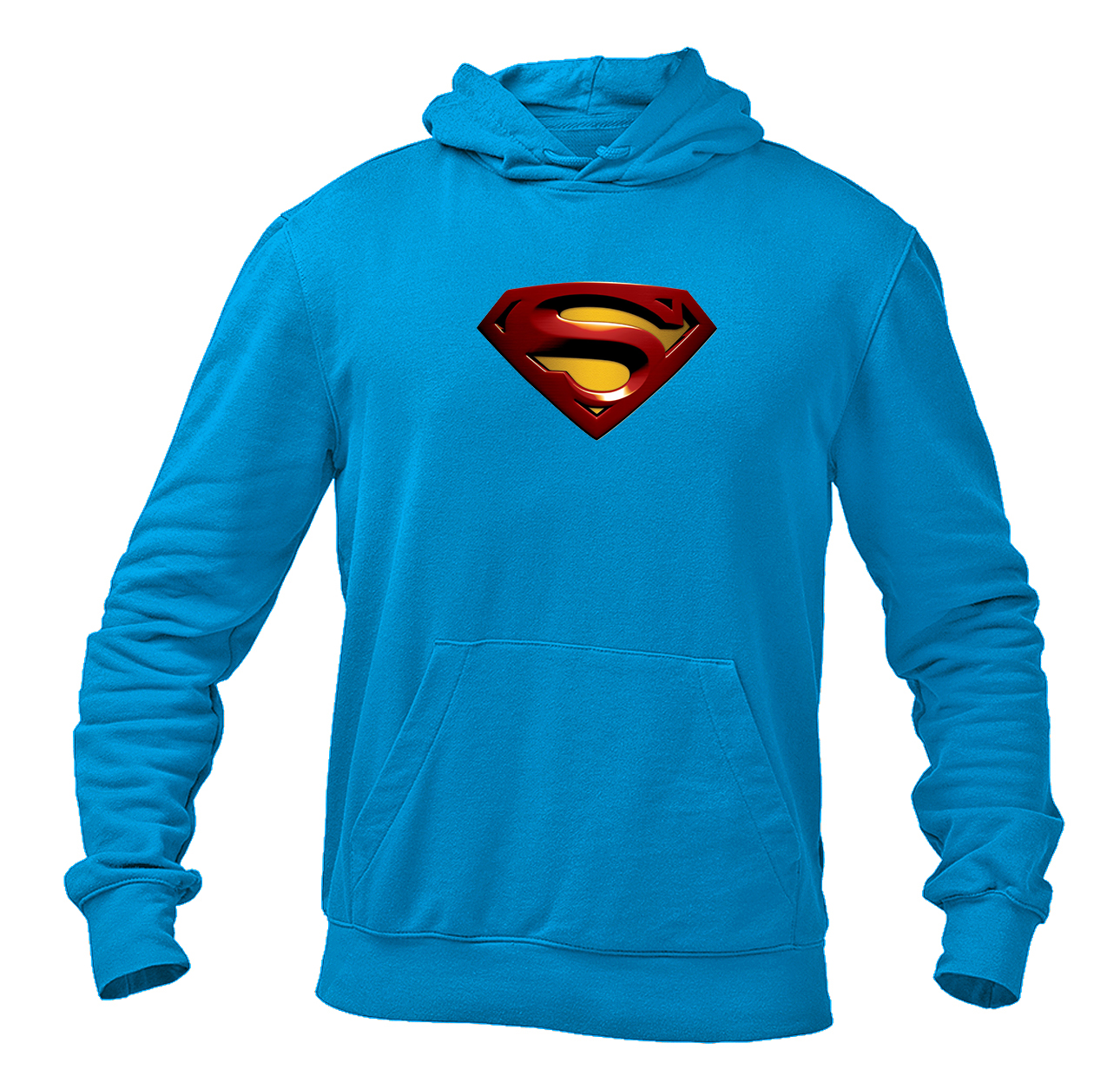 Men's Superman Superhero Pullover Hoodie