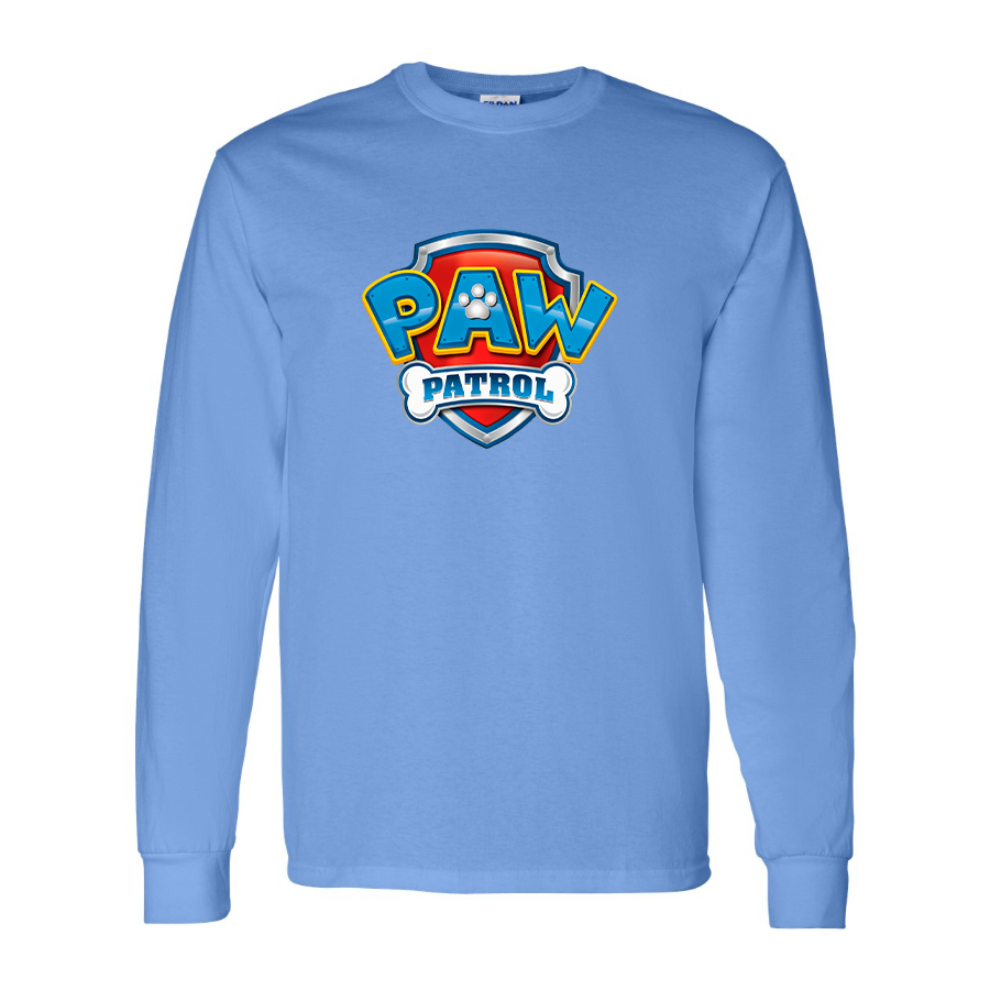 Youth Kids Paw Patrol Cartoon Long Sleeve T-Shirt