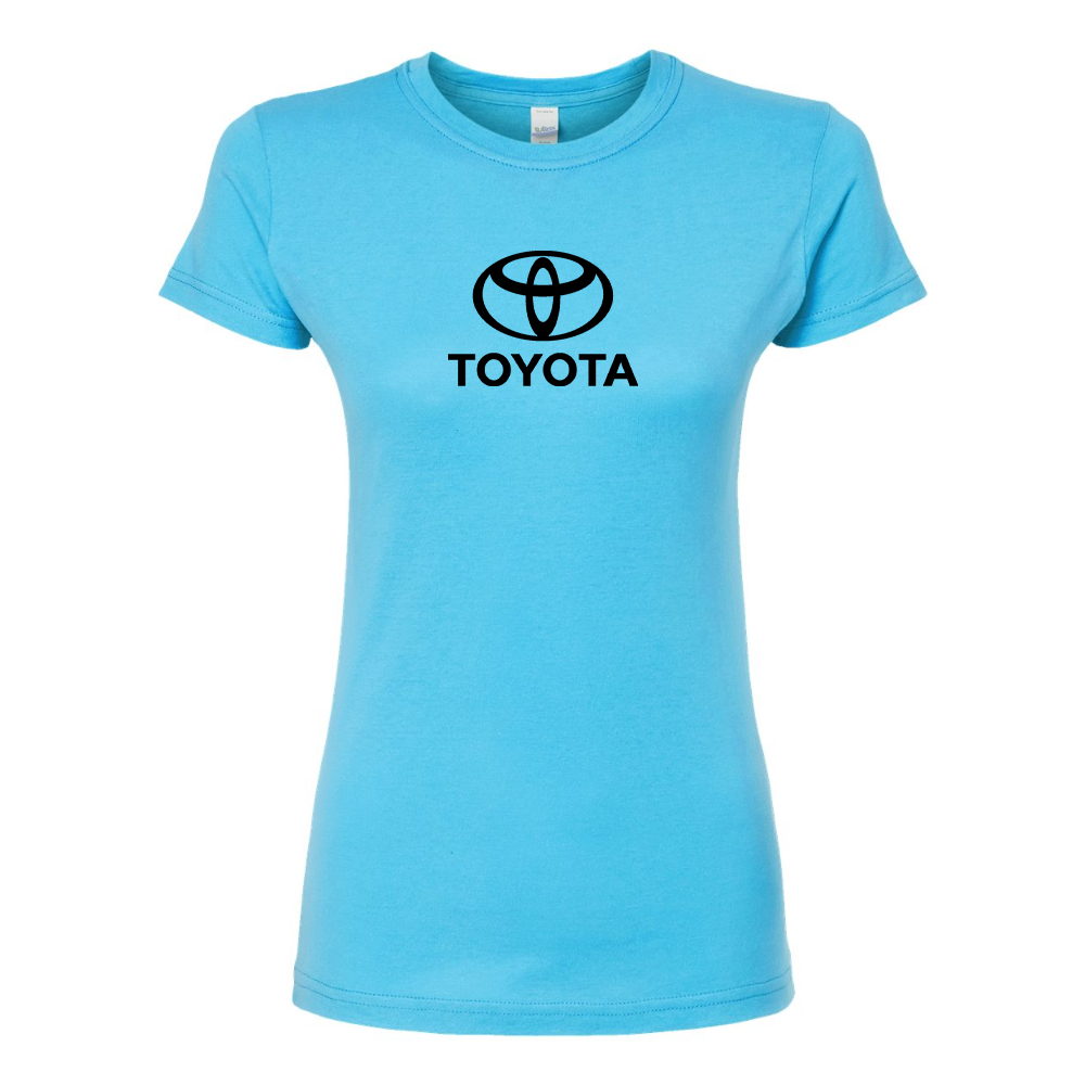 Women’s Toyota Motorsport Car Round Neck T-Shirt