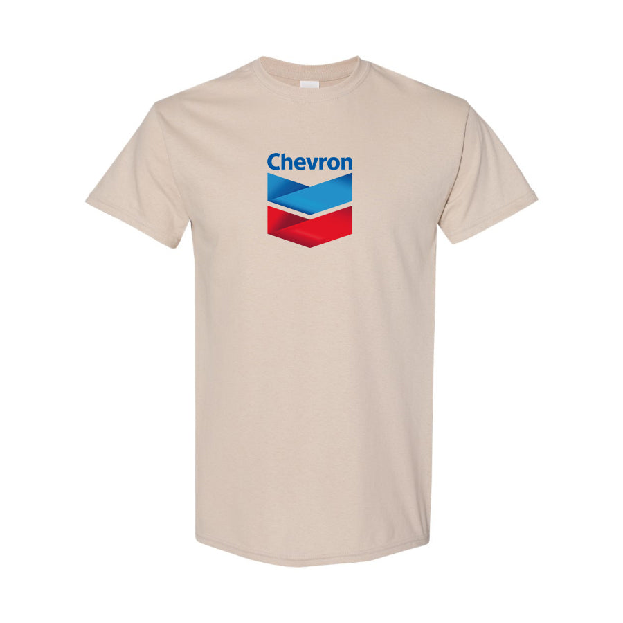 Men's Chevron Gas Station Cotton T-Shirt