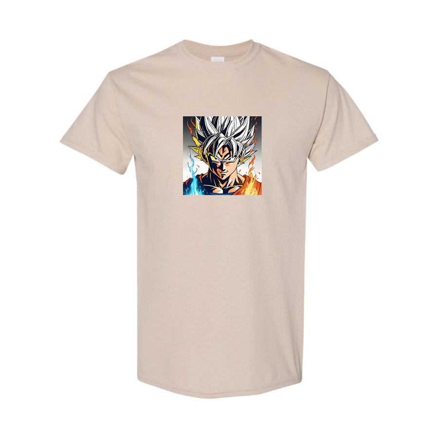 Youth Kids Goku Fire Dragon Ball Z Cartoon Cotton T-Shirt