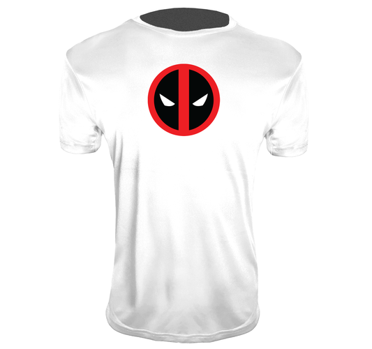 Youth Kids Deadpool Marvel Superhero Polyester T-Shirt