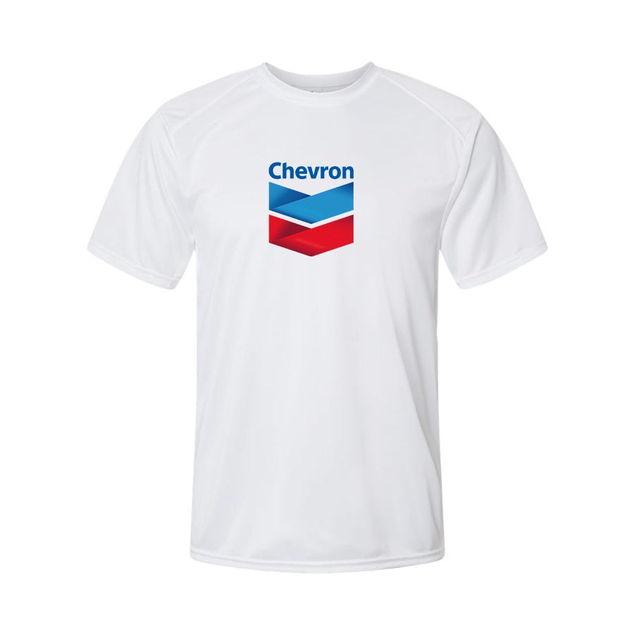 Men's Chevron Gas Station Polyester T-Shirt