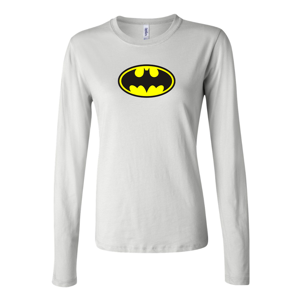 Women's DC Comics Batman Superhero Long Sleeve T-Shirt