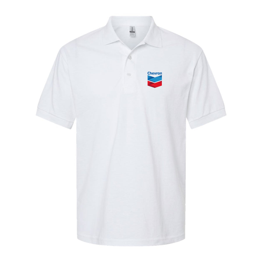 Men's Chevron Gas Station Dry Blend Polo