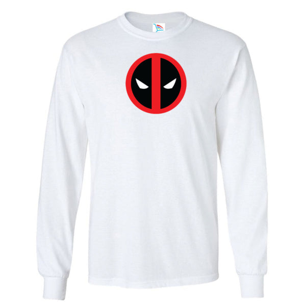 Youth kids Deadpool Marvel Superhero Long Sleeve T-Shirt