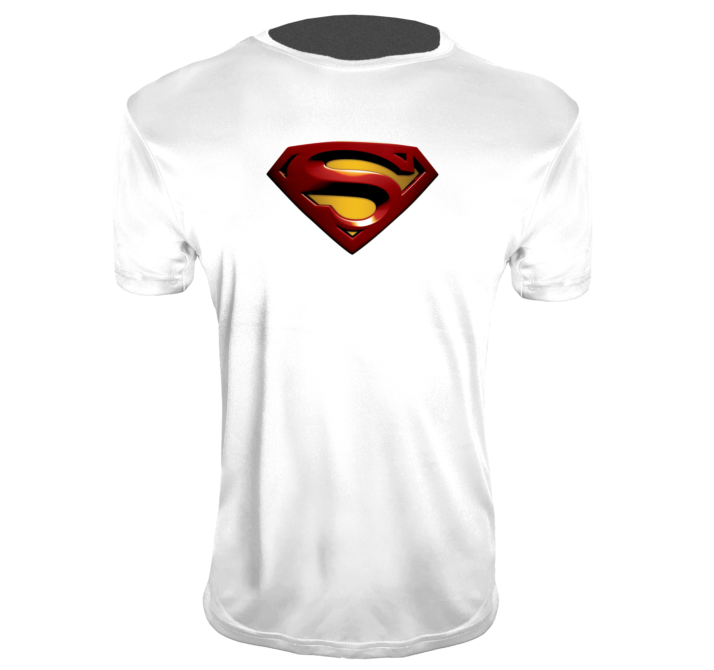 Youth Kids Superman Superhero Performance T-Shirt