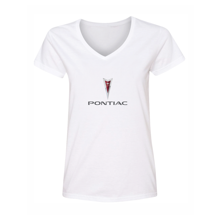 Women's Pontiac Car V-Neck T-Shirt