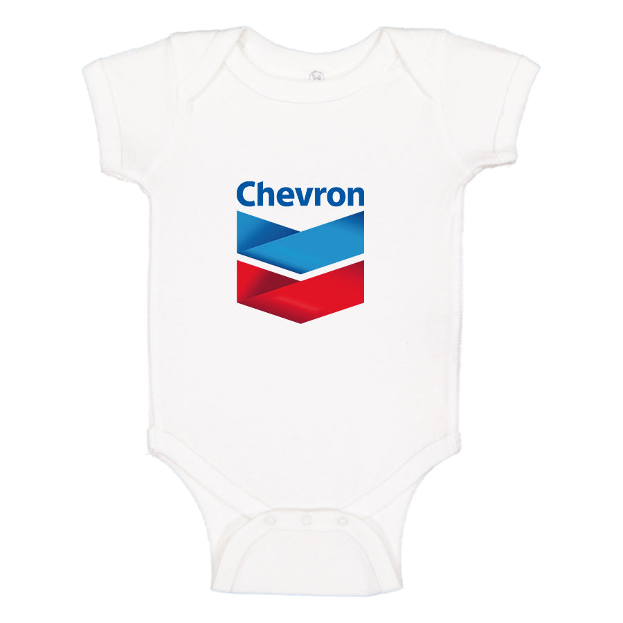Chevron Gas Station Baby Romper Onesie