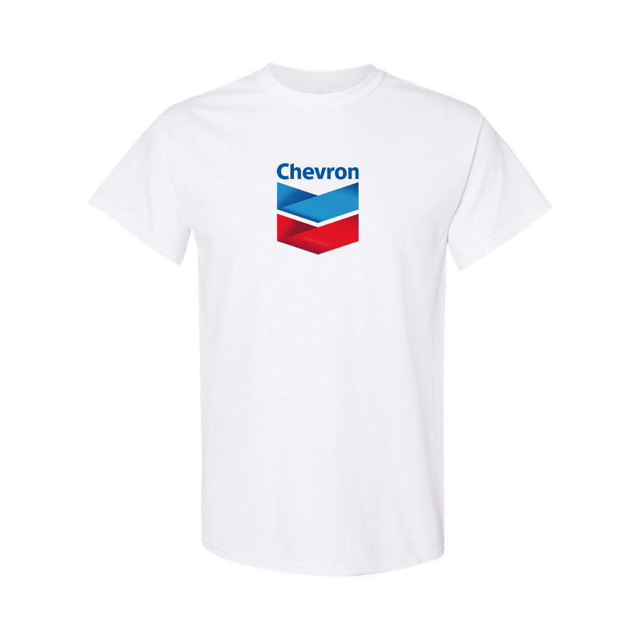 Men's Chevron Gas Station Cotton T-Shirt