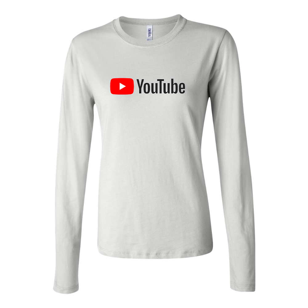 Women's YouTube Social Video Steaming Long Sleeve T-Shirt