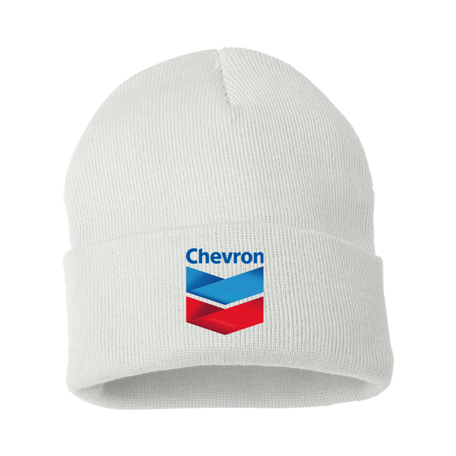 Chevron Gas Station Beanie Hat