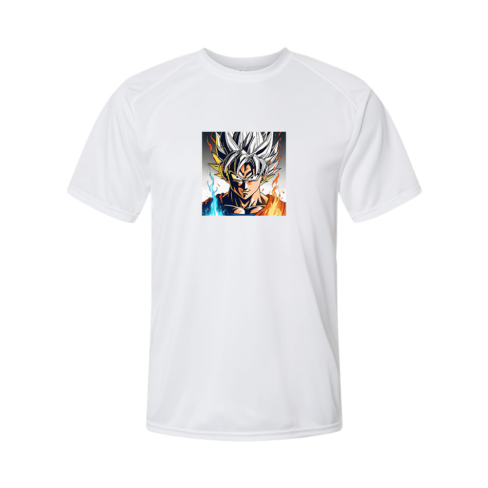 Youth Kids Goku Fire Dragon Ball Z Cartoon Performance T-Shirt
