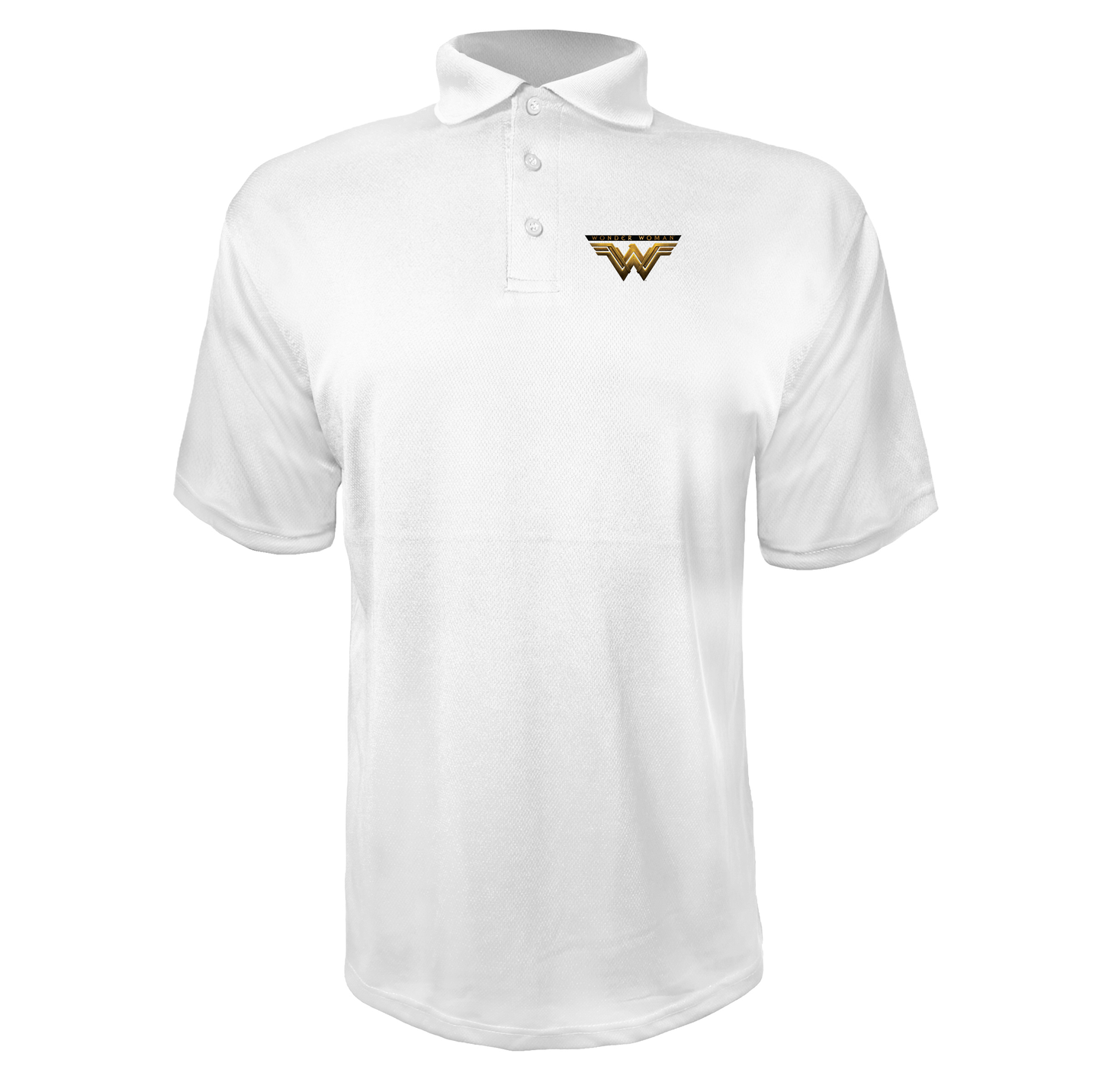 Men's Wonder Woman DC Superhero Polyester Polo