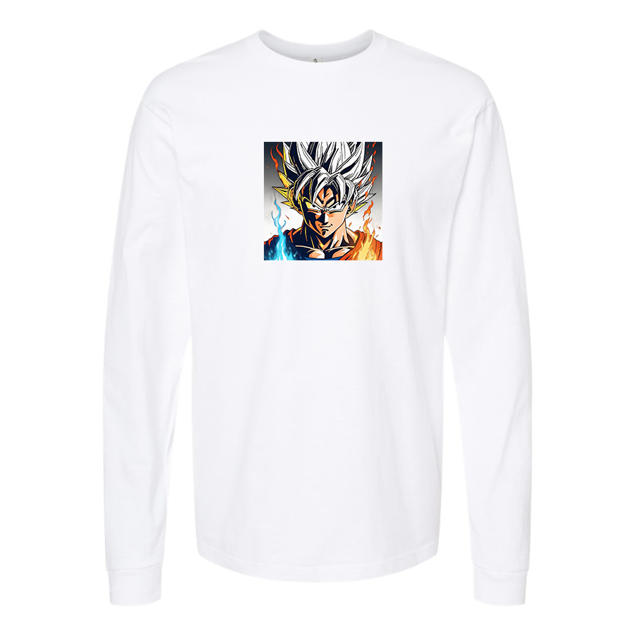 Youth Kids Goku Fire Dragon Ball Z Cartoon Long Sleeve T-Shirt