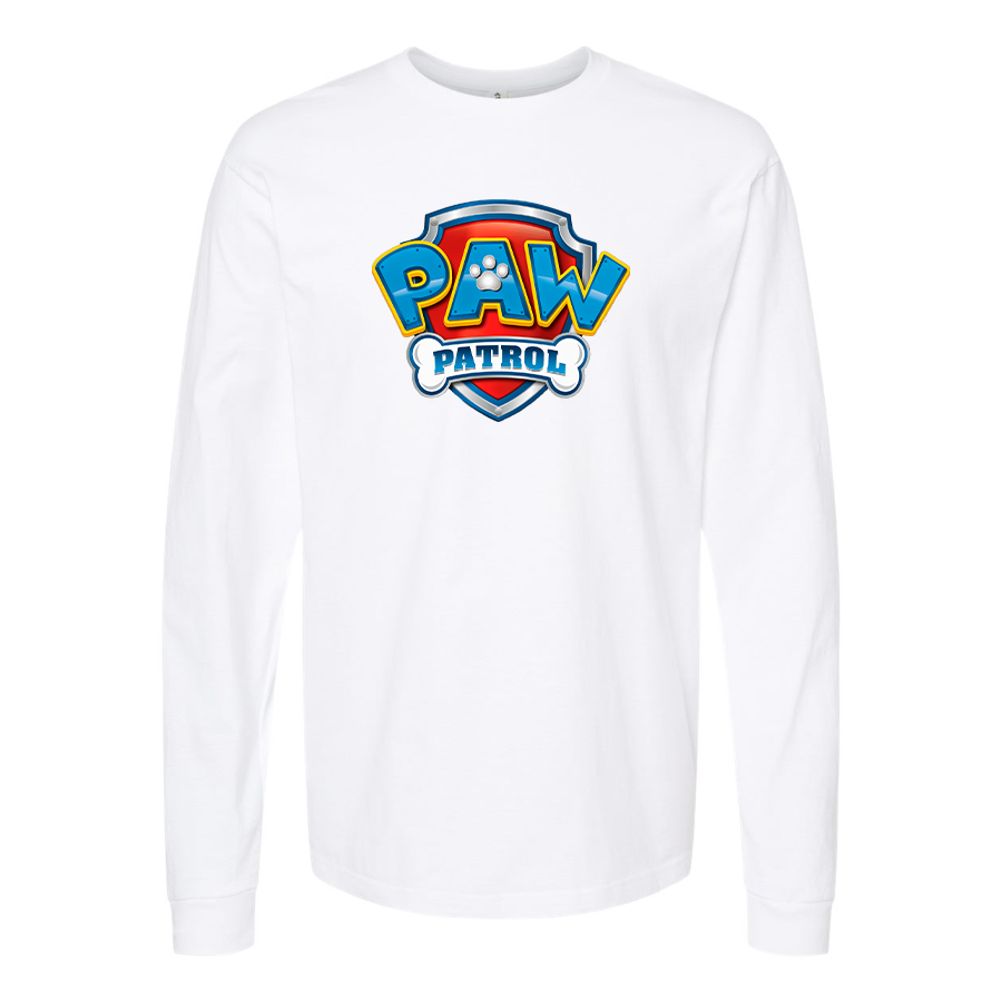 Youth Kids Paw Patrol Cartoon Long Sleeve T-Shirt