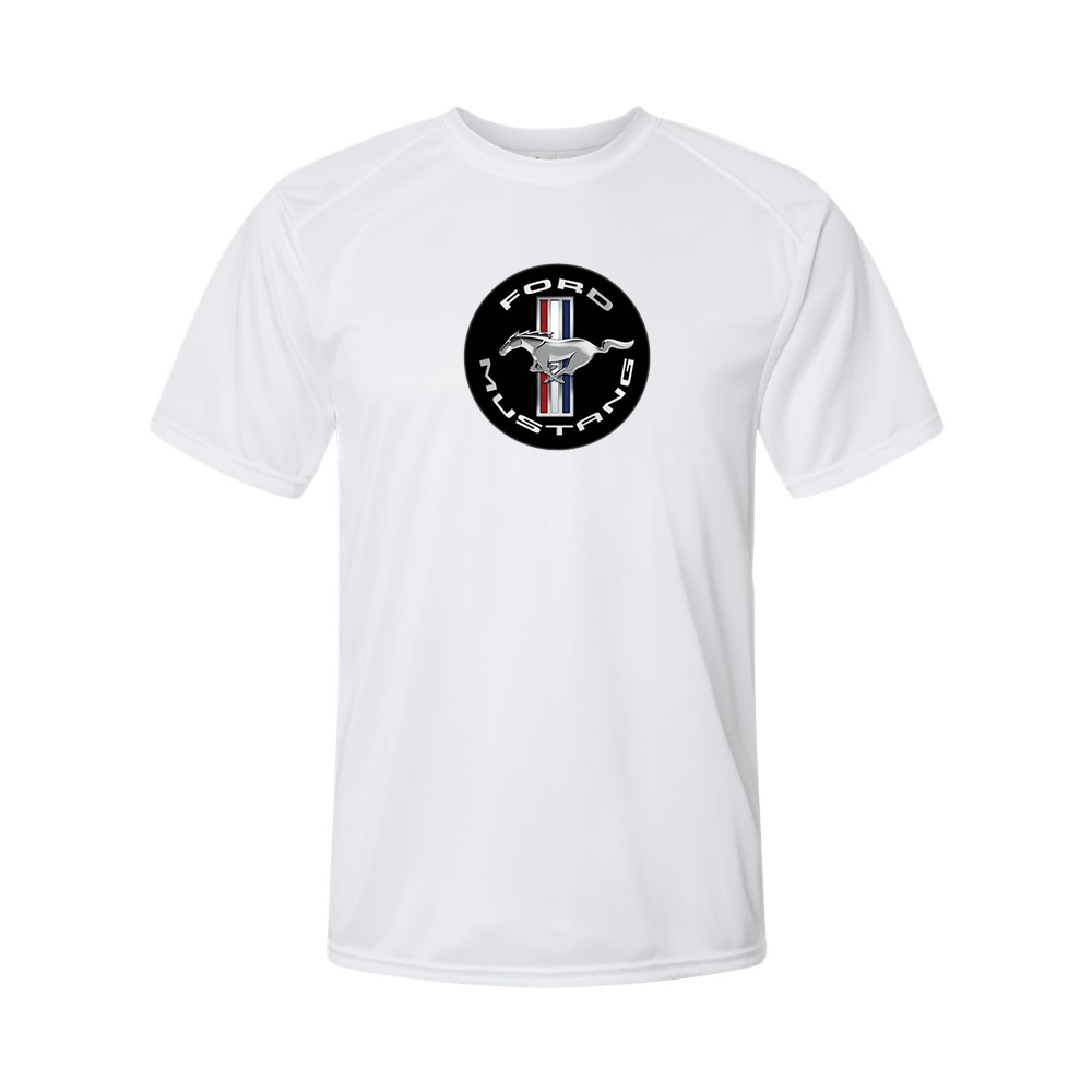 Men’s Ford Mustang Motorsport Car Polyester T-Shirt