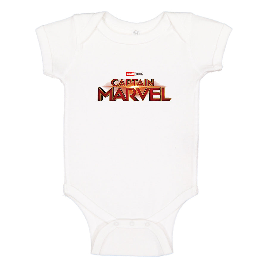 Captain Marvel Superhero Baby Romper Onesie