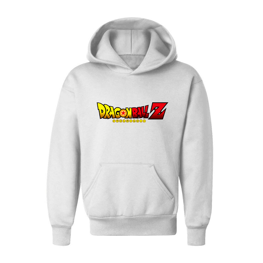 Youth Kids Dragon Ball Z Cartoon Title Pullover Hoodie