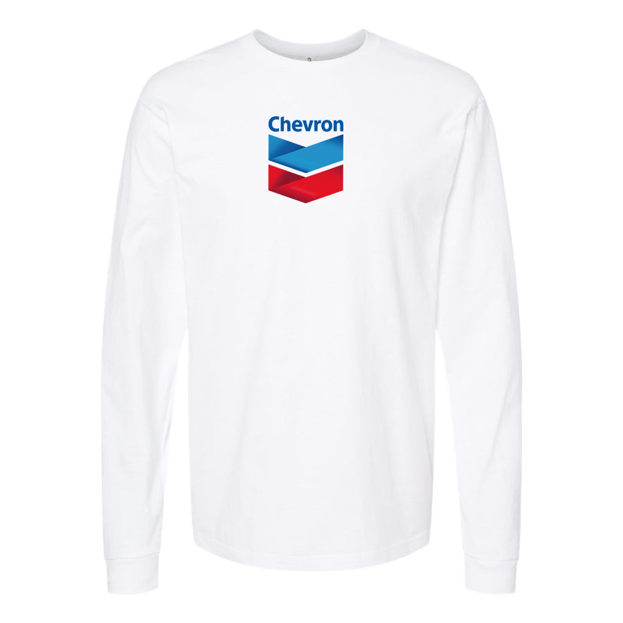 Youth Kids Chevron Gas Station Long Sleeve T-Shirt