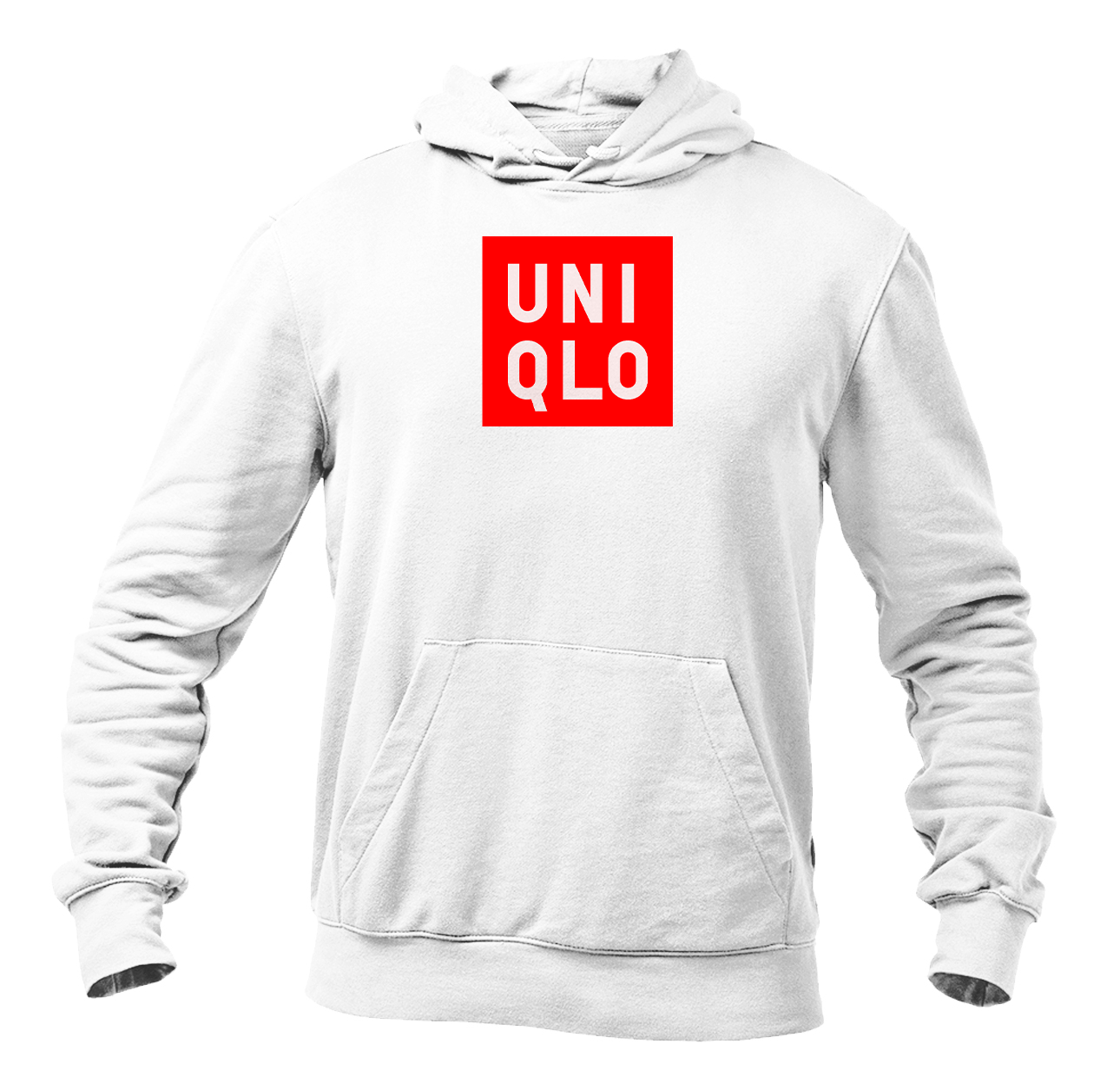 Men's Uniqlo Logo Pullover Hoodie