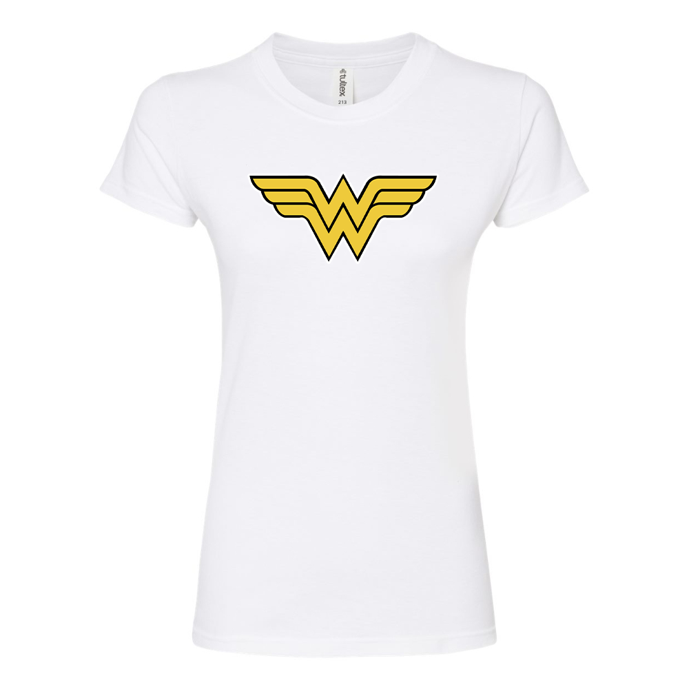 Women's Wonder Woman Superhero Round Neck T-Shirt