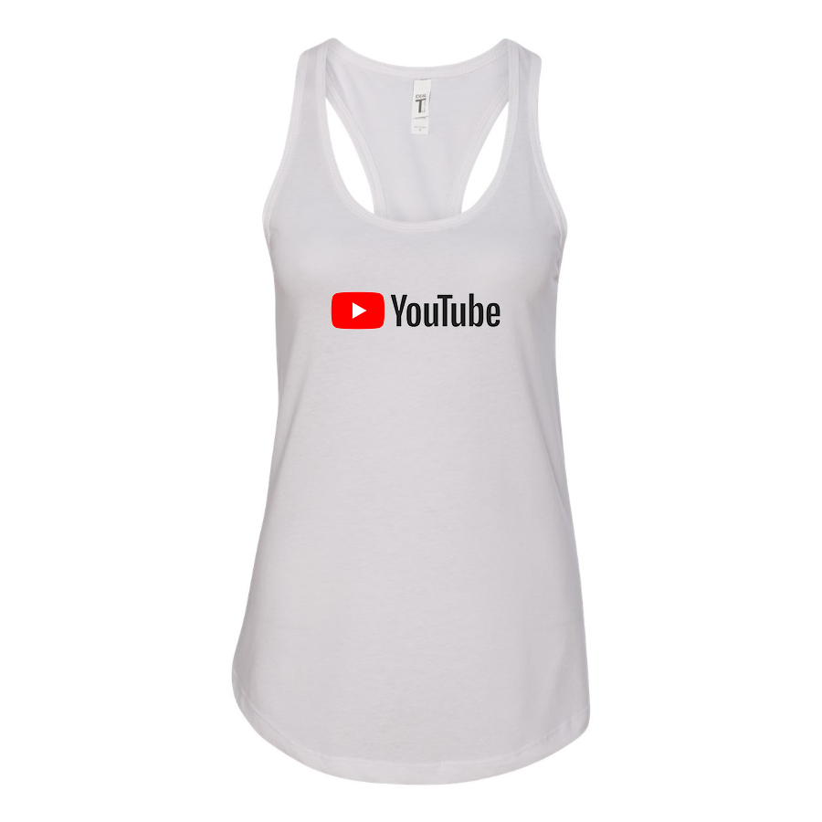 Women's YouTube Social Video Steaming Racerback Tank Top