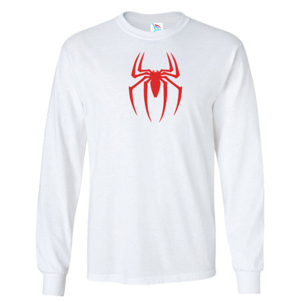 Youth Kids Spiderman Marvel Avengers Superhero Long Sleeve T-Shirt