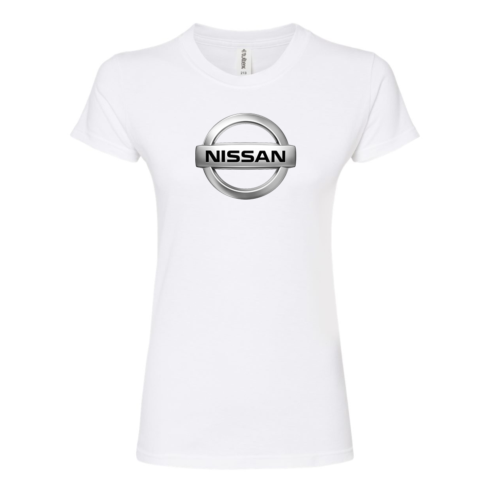 Women’s Nissan Motorsport Car Round Neck T-Shirt