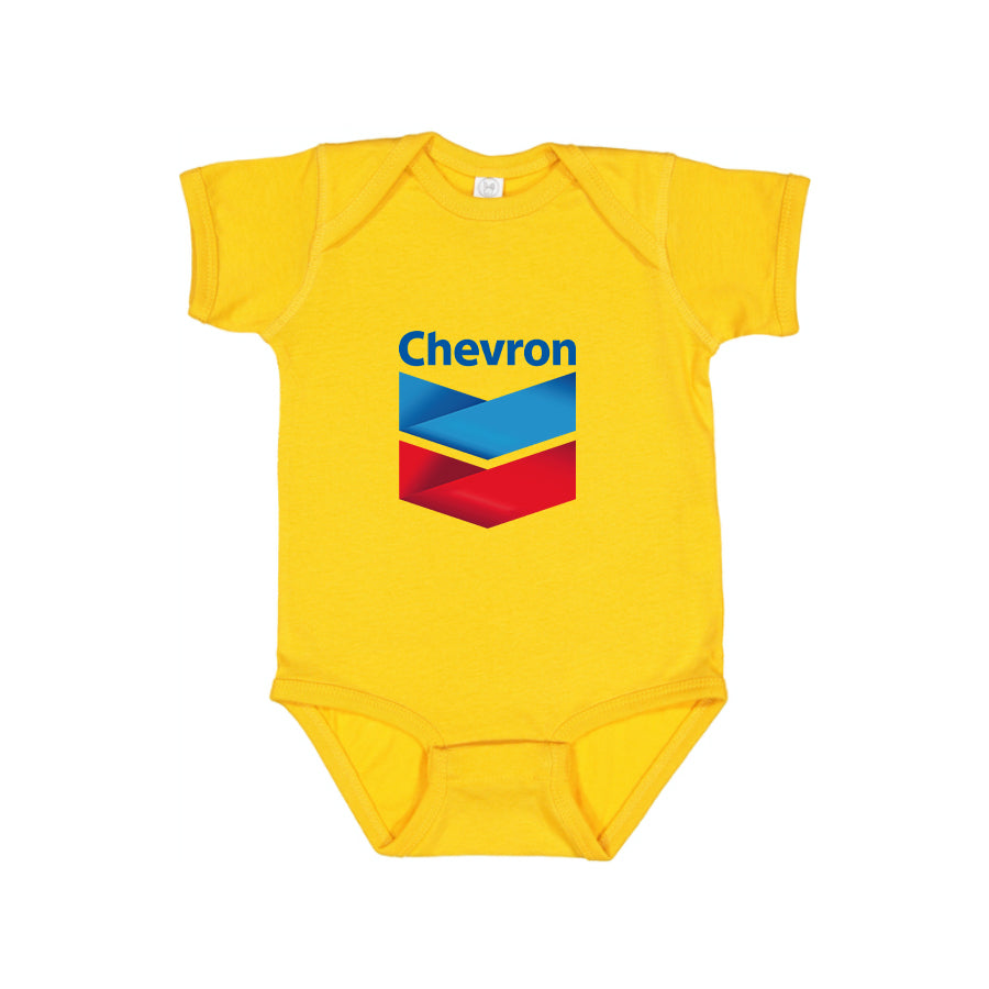 Chevron Gas Station Baby Romper Onesie