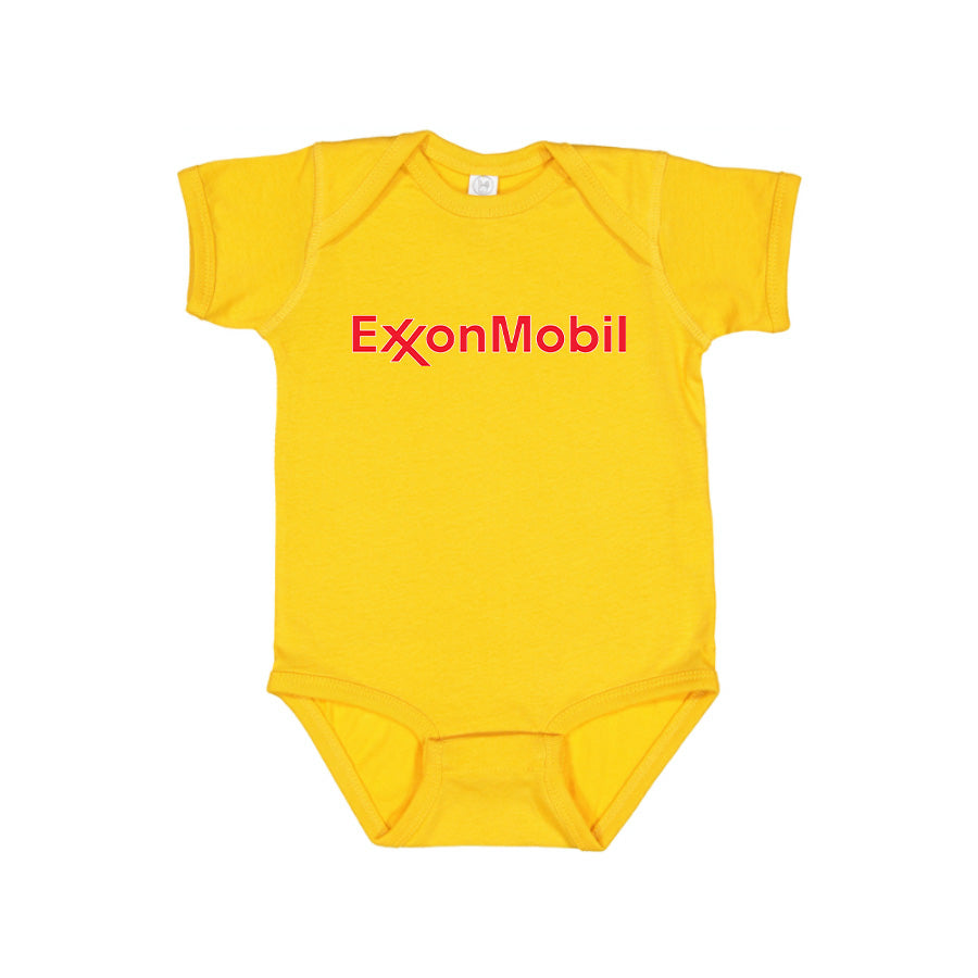 Exxon Mobil Gas Station Baby Romper Onesie