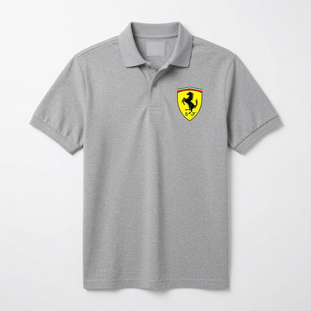 Men’s Ferrari Motorsport Car Dry Blend Polo