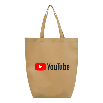 Youtube Video Steaming Social - Non-Woven Gusset Bottom Tote - Q1251
